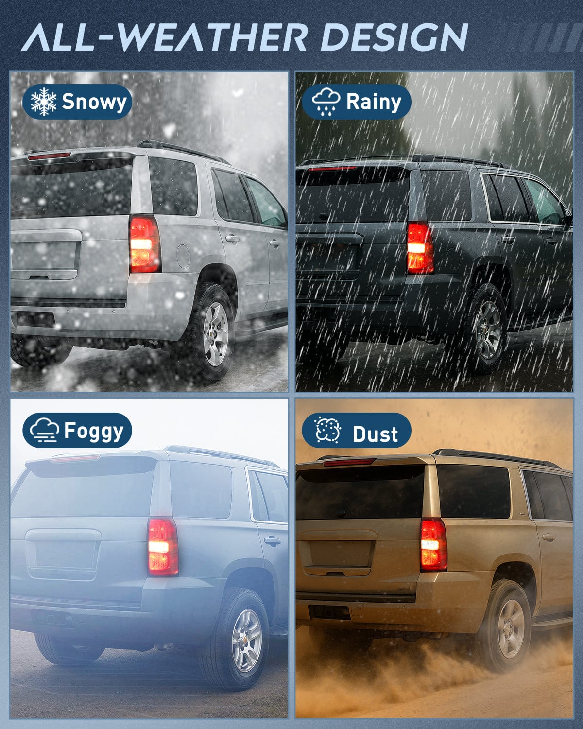 Taillight Assembly Taillight Assembly Compatible With 2007 2008 2009 2010 2011 2012 2013 2014 Chevy Chevrolet Tahoe Suburban Tail Lights Rear Lamps Replacement Passenger Side Red