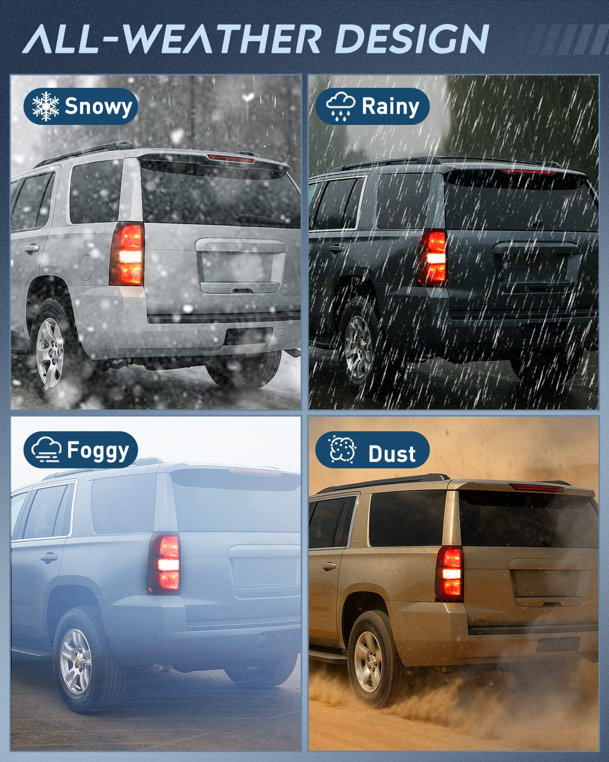 Taillight Assembly Taillight Assembly Compatible With 2007 2008 2009 2010 2011 2012 2013 2014 Chevy Chevrolet Tahoe Suburban Tail Lights Rear Lamps Replacement Driver Dark Red