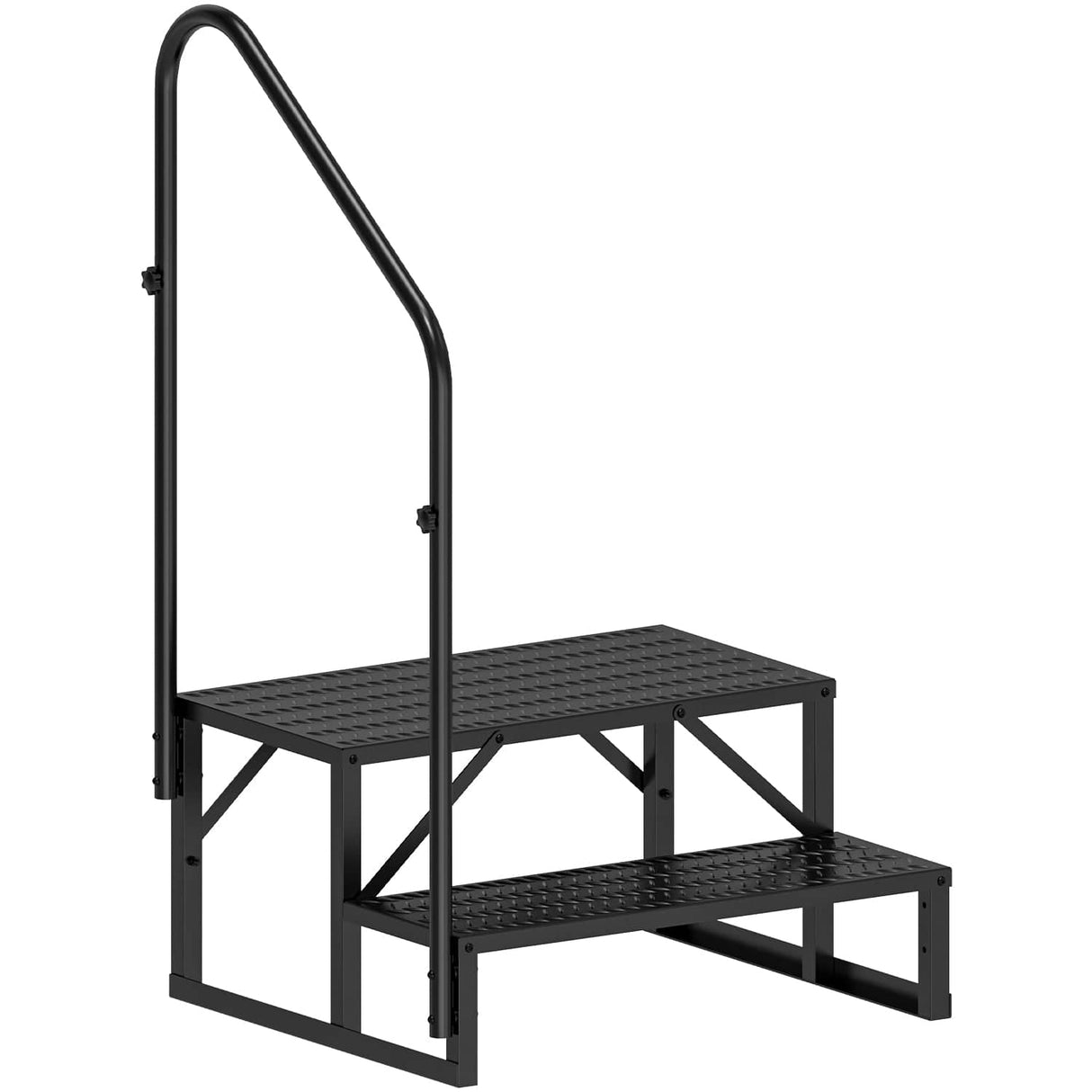 RV Parts 2 Steps RV Stairs with Handrail