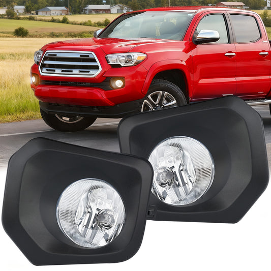 Fog Light Assembly 2016 2017 2018 2019 2020 2021 2022 2023 Toyota Tacoma SR SR5 Fog Light Assembly Clear Lens