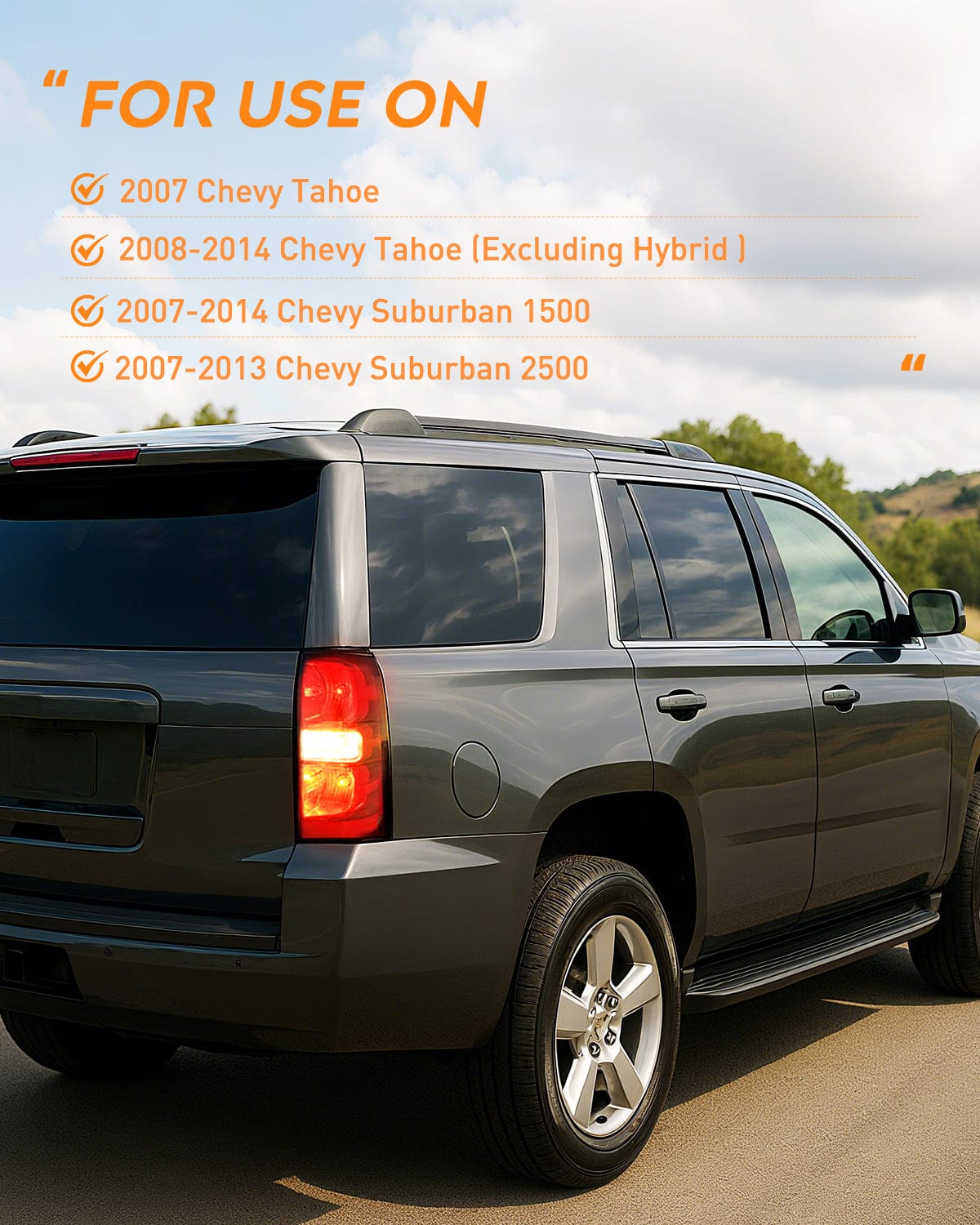 Taillight Assembly Taillight Assembly Compatible With 2007 2008 2009 2010 2011 2012 2013 2014 Chevy Chevrolet Tahoe Suburban Tail Lights Rear Lamps Replacement Passenger Side Red