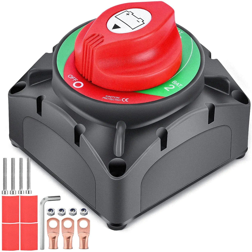 Rocker Switch 1-2-Both-Off Battery Disconnect Switch kits