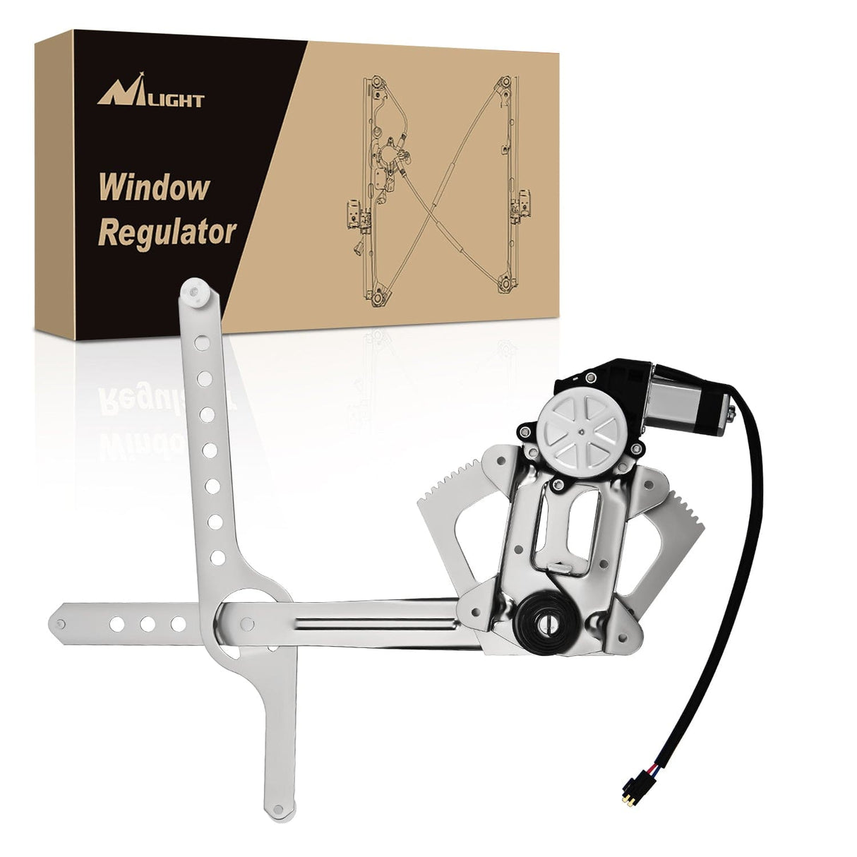 Window Regulator 741-654 Window Regulator/Motor Front Passenger Side Compatible with 1988-2002 Chevrolet Blazer C1500 C2500 C3500 K1500 K2500 K3500 Tahoe GMC Yukon 1996 1997 1998 1999 2000 2001 2002