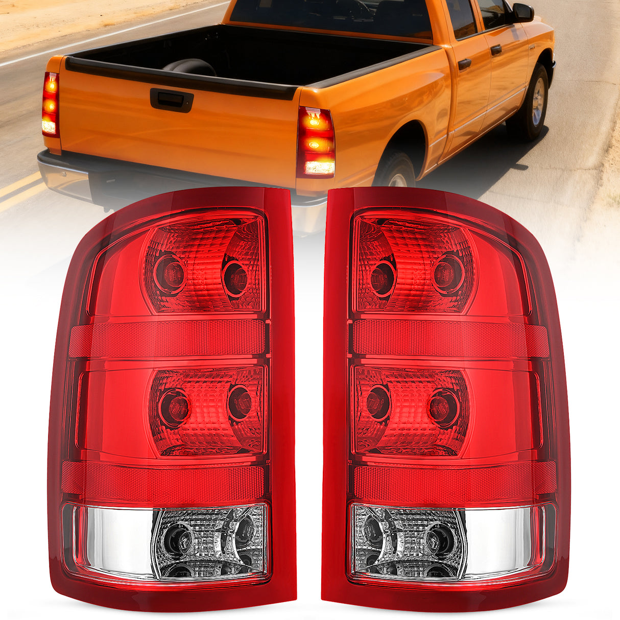 2007 2008 2009 2010 2011 2012 2013 GMC Sierra 1500 2500HD 3500HD Tail light Assembly Rear Lamp Replacement OE Style Driver Passenger Side