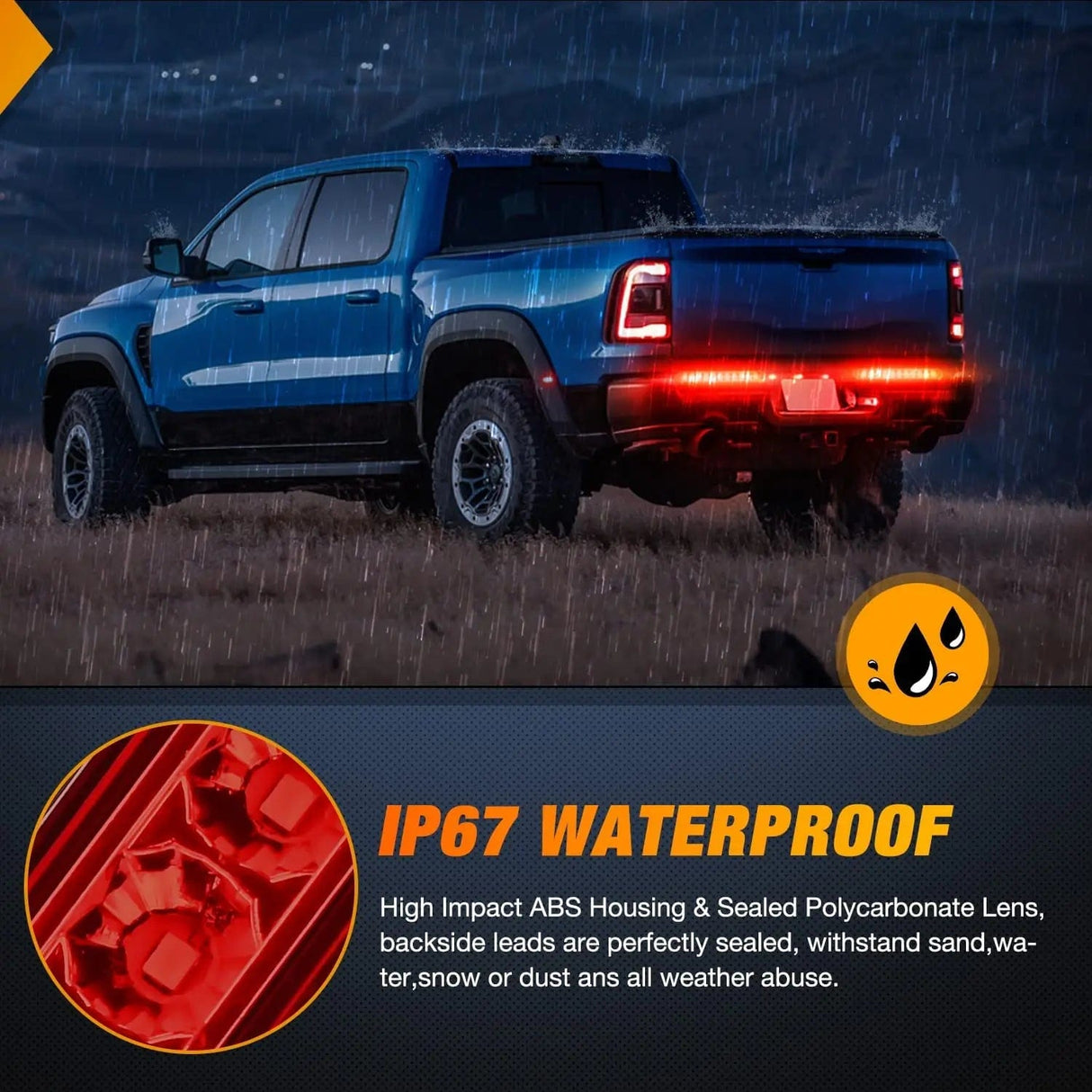 LED ID Bars 10 Inch 15 LEDs Red Trailer Light Bar (Pair)