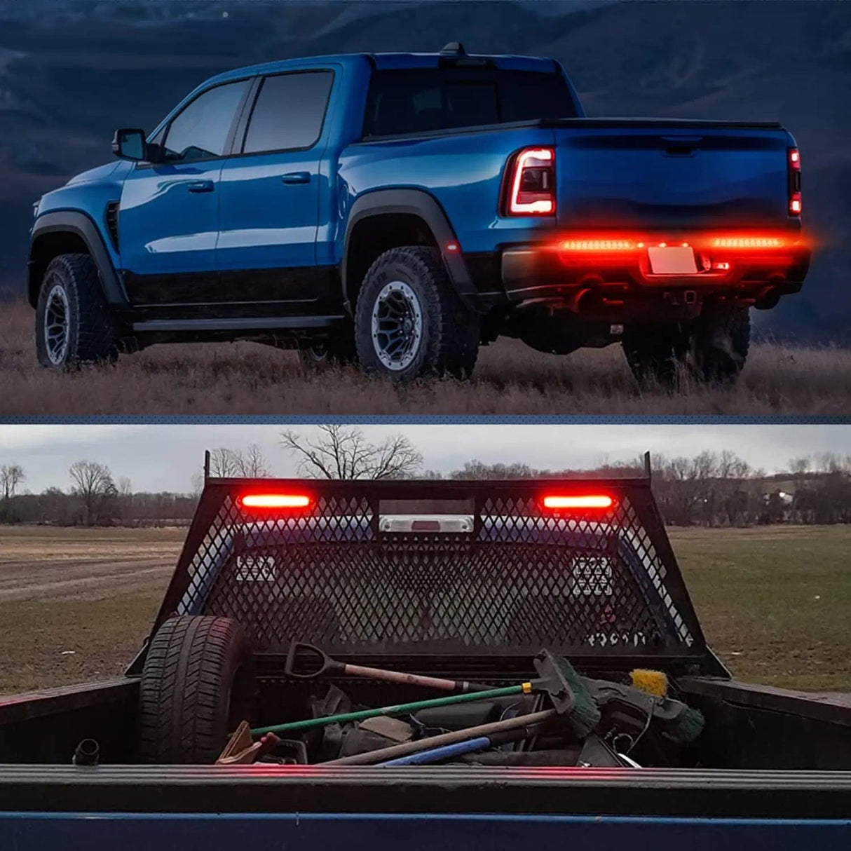 LED ID Bars 10 Inch 15 LEDs Red Trailer Light Bar (Pair)