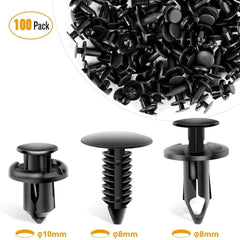 100 Pcs Hole 7mm 8mm 10mm Car Push Retainer Clips Kits For GM 21030249 Ford N807389S