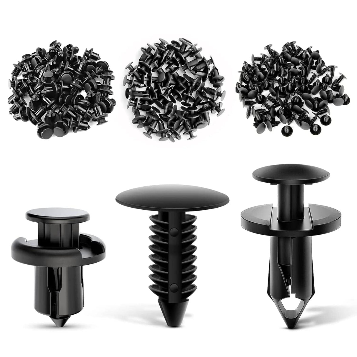 retainer clips 100 Pcs Hole 7mm 8mm 10mm Car Retainer Clips Nylon Push Expansion Screws Replacement Kit, Bumper Fastener Rivet Clips for Honda, Acura, GM, Ford, Chrysler