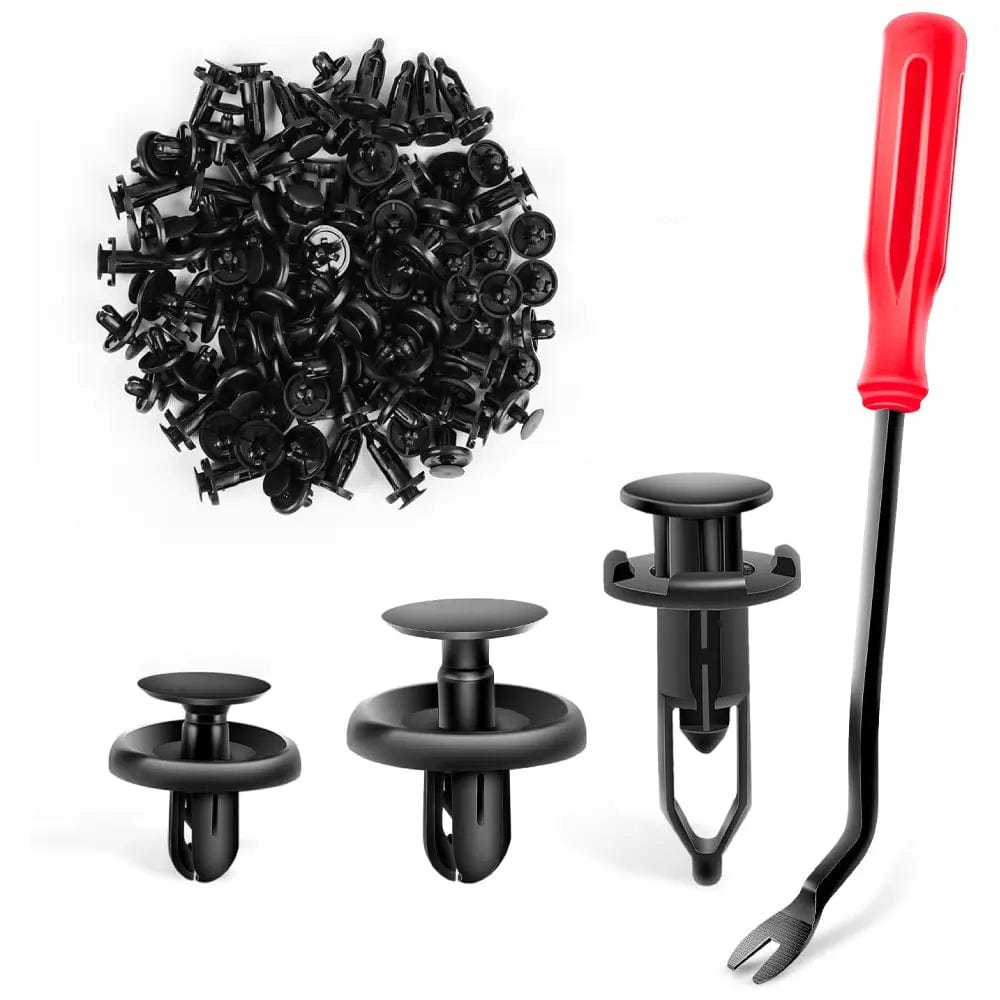 retainer clips 100 Pcs Hole 7mm 9mm Car Retainer Clips Push Type Bumper Fastener Rivet Clips for Lexus Toyota GM