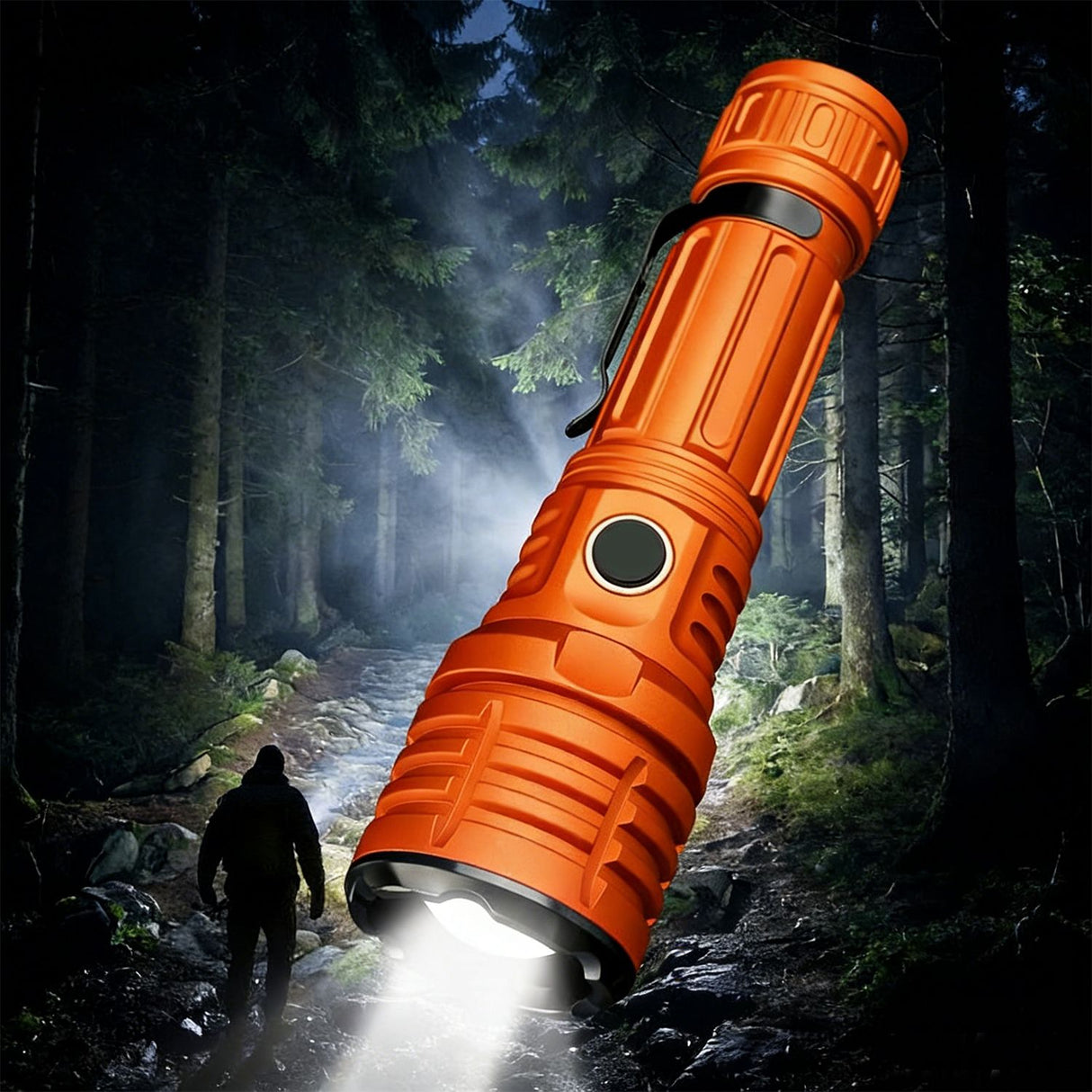 Red LED flashlights for illumination purposes