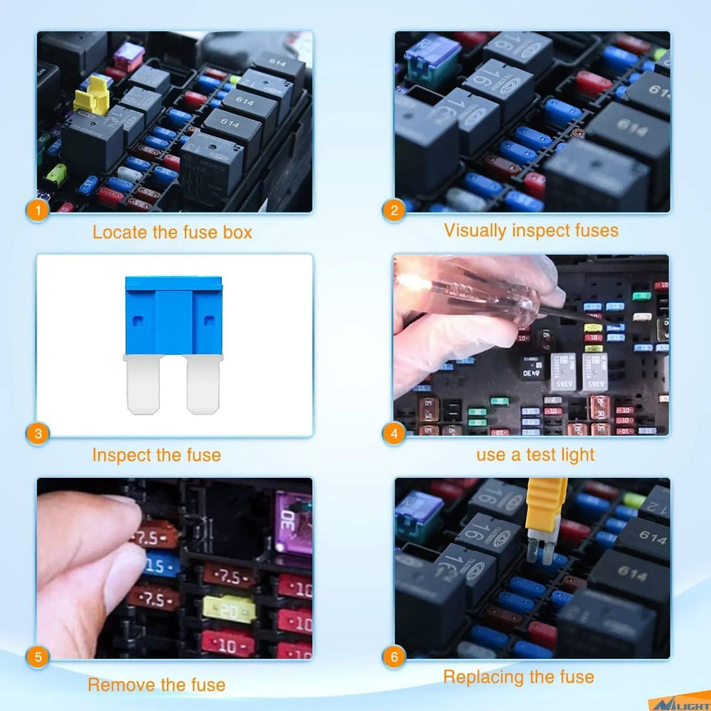 fuse 105Pcs Micro2 ATR APT Car Blade Fuses Assortment Kit 5A 7.5A 10A 15A 20A 25A 30A
