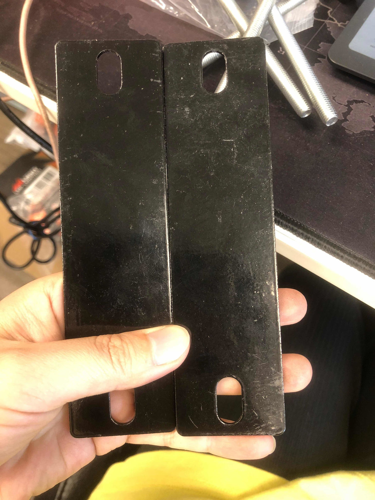 Off-Road Recovery Traction Boards For 4WD 4X4 with 2PCS Mounting kit Zipper Bag 2 leashes (Black) (25% OFF Final Checkout)