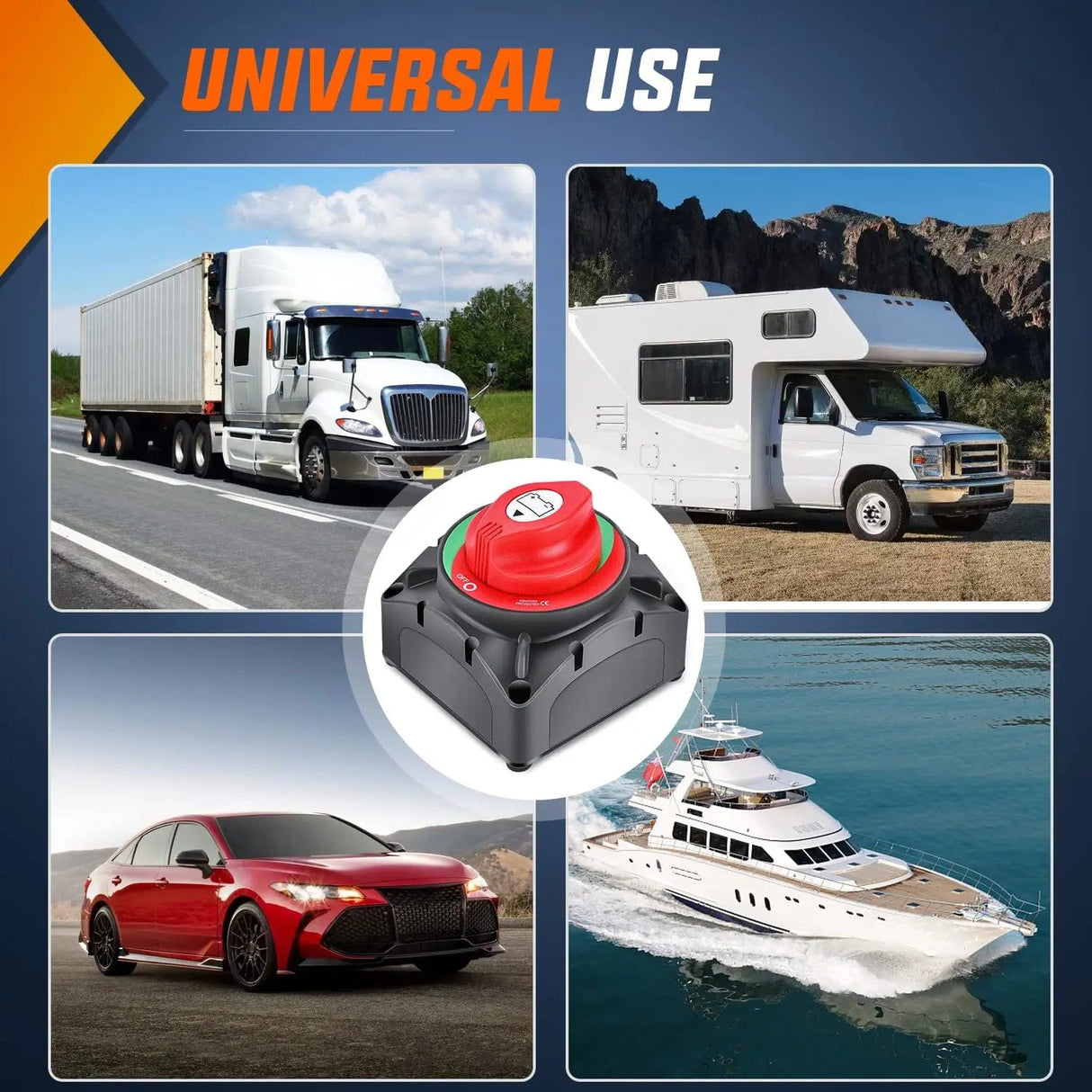 Rocker Switch 12-48V Battery Power Switch