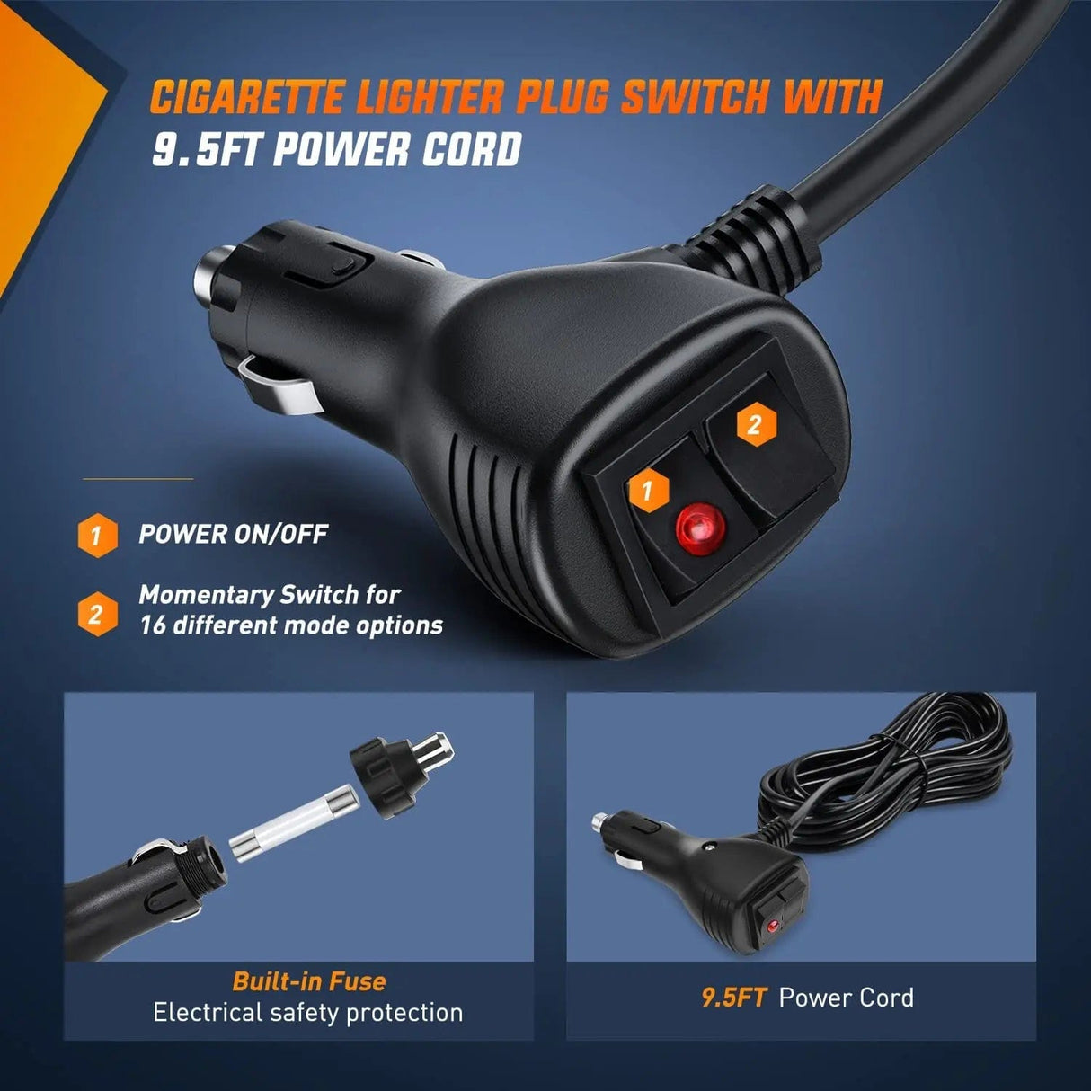 Roof Top strobe light 12 Inch 48 Leds Roof Top Amber White Emergency Strobe Light