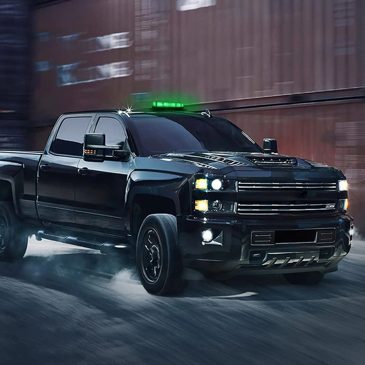 Roof Top strobe light 12 Inch 48 Leds Roof Top Green Emergency Strobe Light