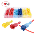 Accessories 120Pcs Quick Splice Wire Terminals