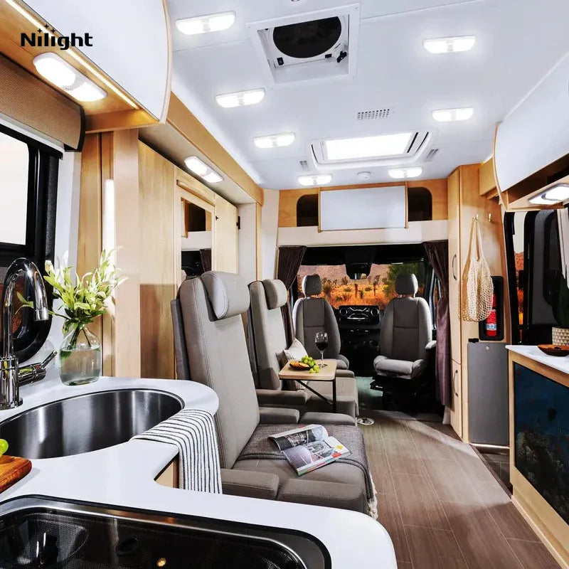 Interior Lights RV Interior Ceiling White LED Lights (Pair)