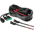 Wiring Harness Kit 14AWG 11.5FT DT Connector Wire Harness Kit 2 Leads W/ 12V On-Off Switch