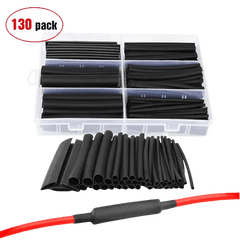 130Pcs Heat Shrink Tubing Kit