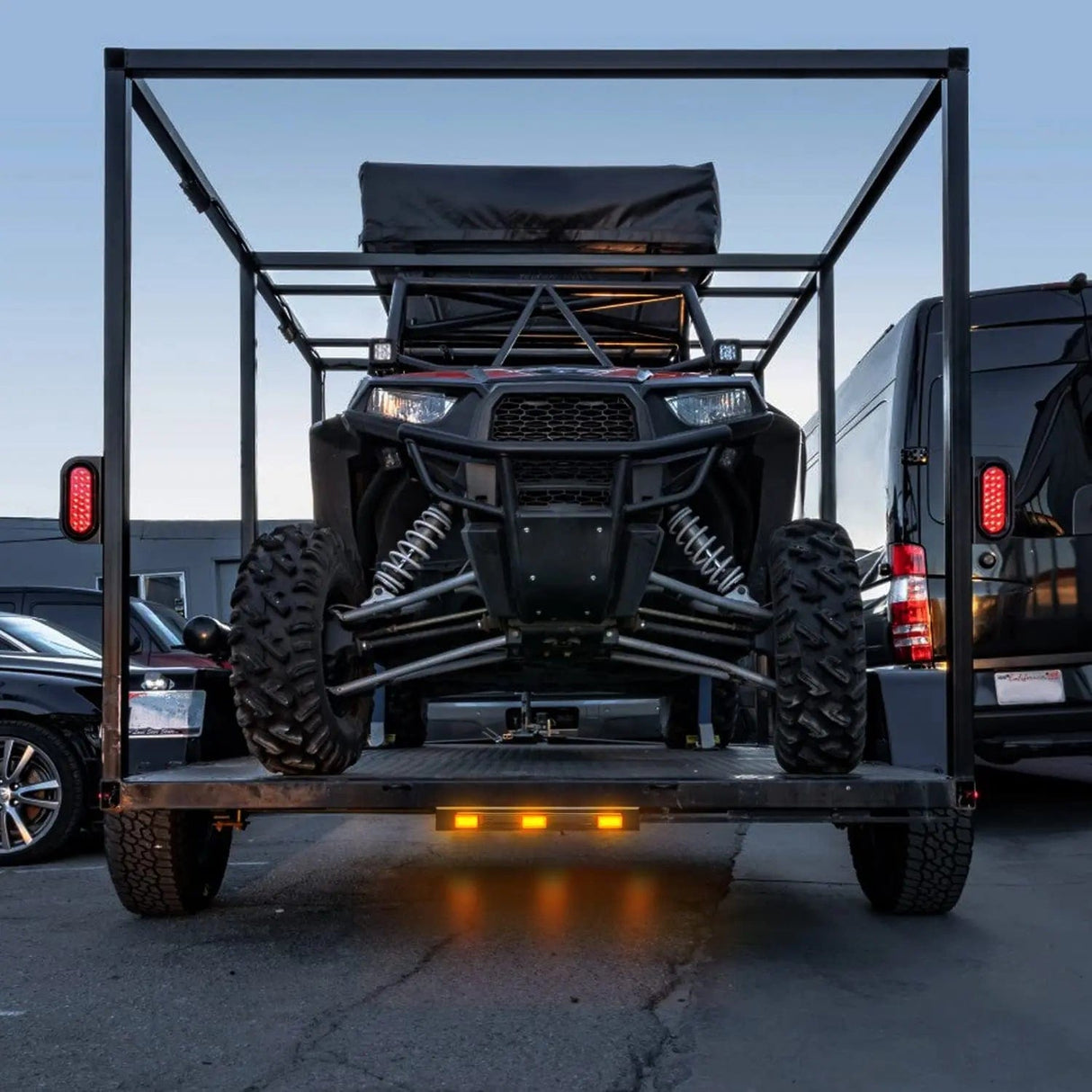 LED ID Bars 14 Inch 9 LEDs Amber Trailer Light ID Bar