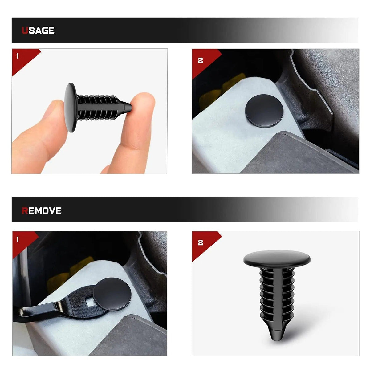 retainer clips 147 Pcs Bumper Retainer Clips Car Push Retainer Kit