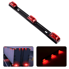 14 Inch 9 LEDs Red Trailer Light ID Bar