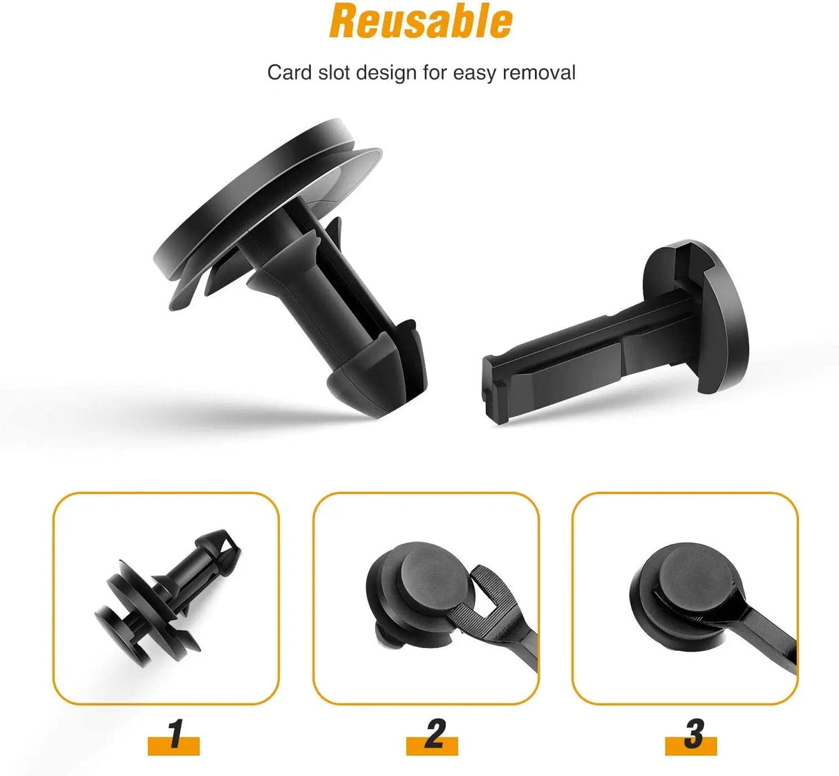 retainer clips 15 Pcs Head 18mm Hole 9mm Car Push Retainer Clips Kits For GM Chevrolet 15733971