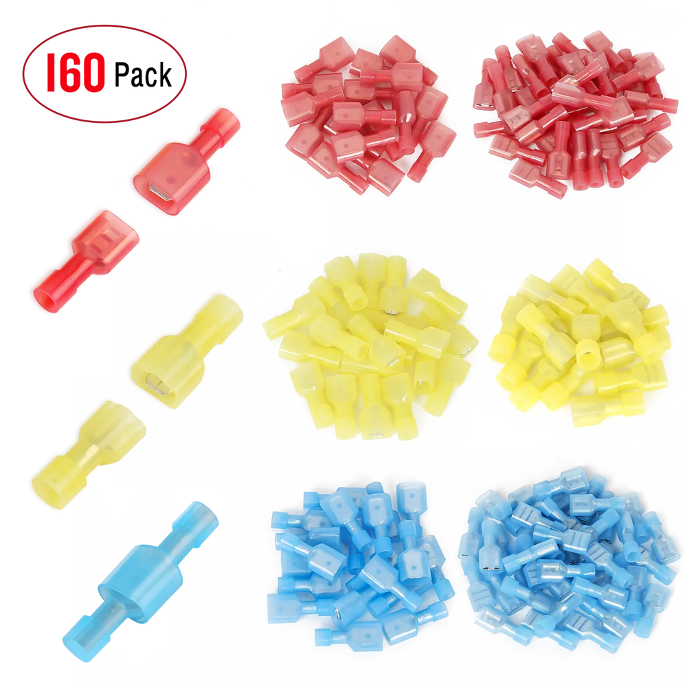 accessory 160Pcs Insulated Wire Crimp Terminal