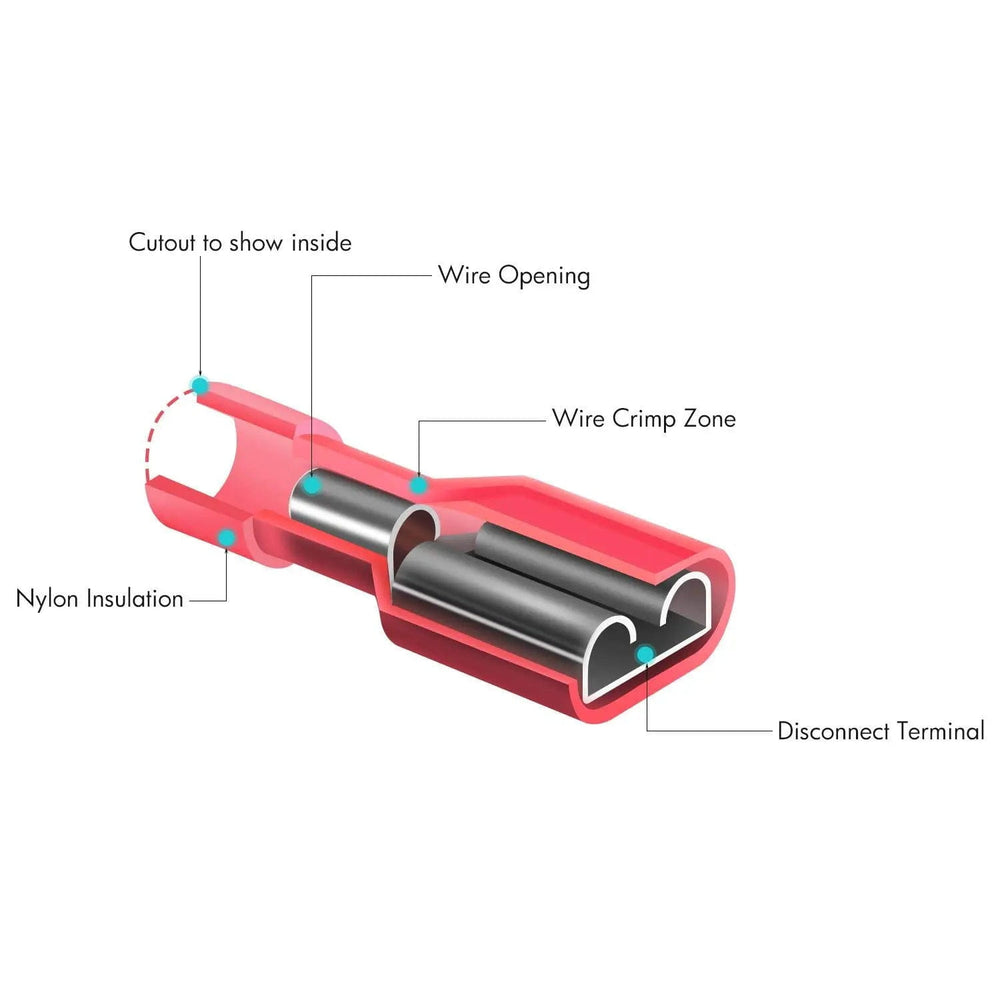 accessory 160Pcs Insulated Wire Crimp Terminal