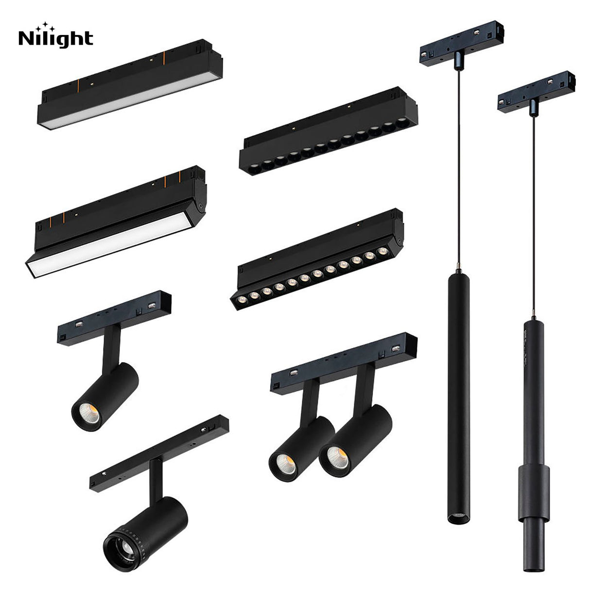 Electric track lighting units
