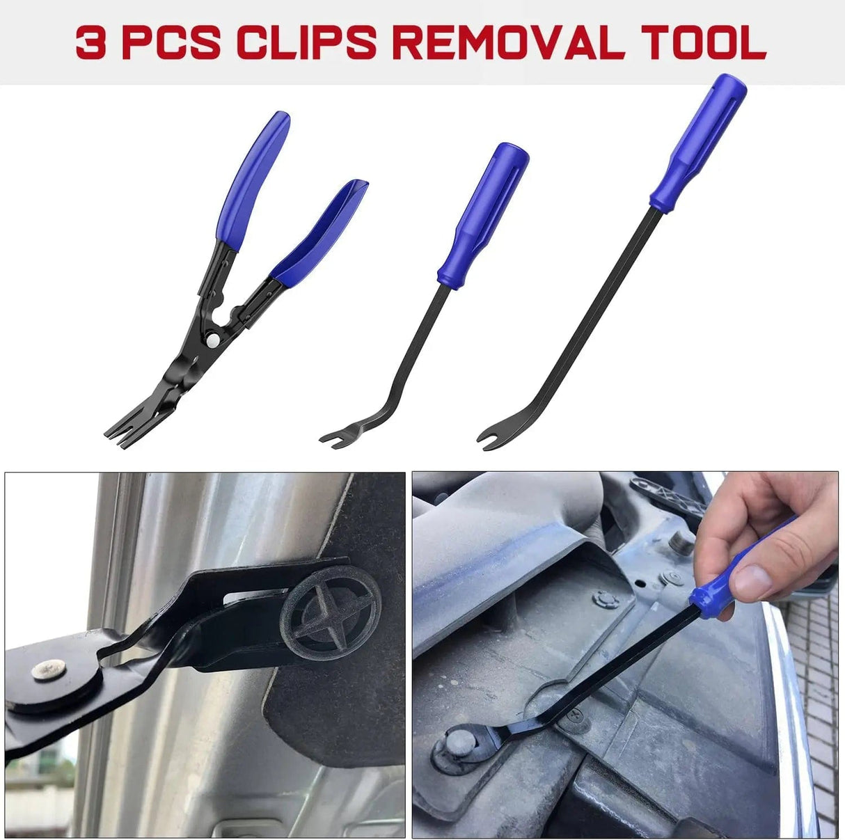 retainer clips 19 Pcs Auto Trim Removal Tool Set Blue