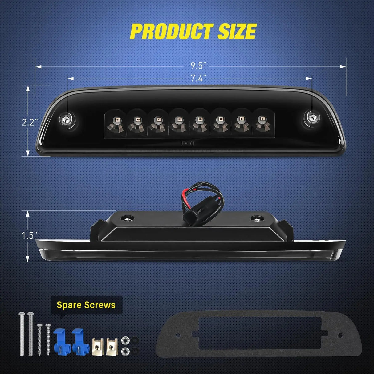 1995-2016 Toyota Tacoma Third Brake Light Nilight