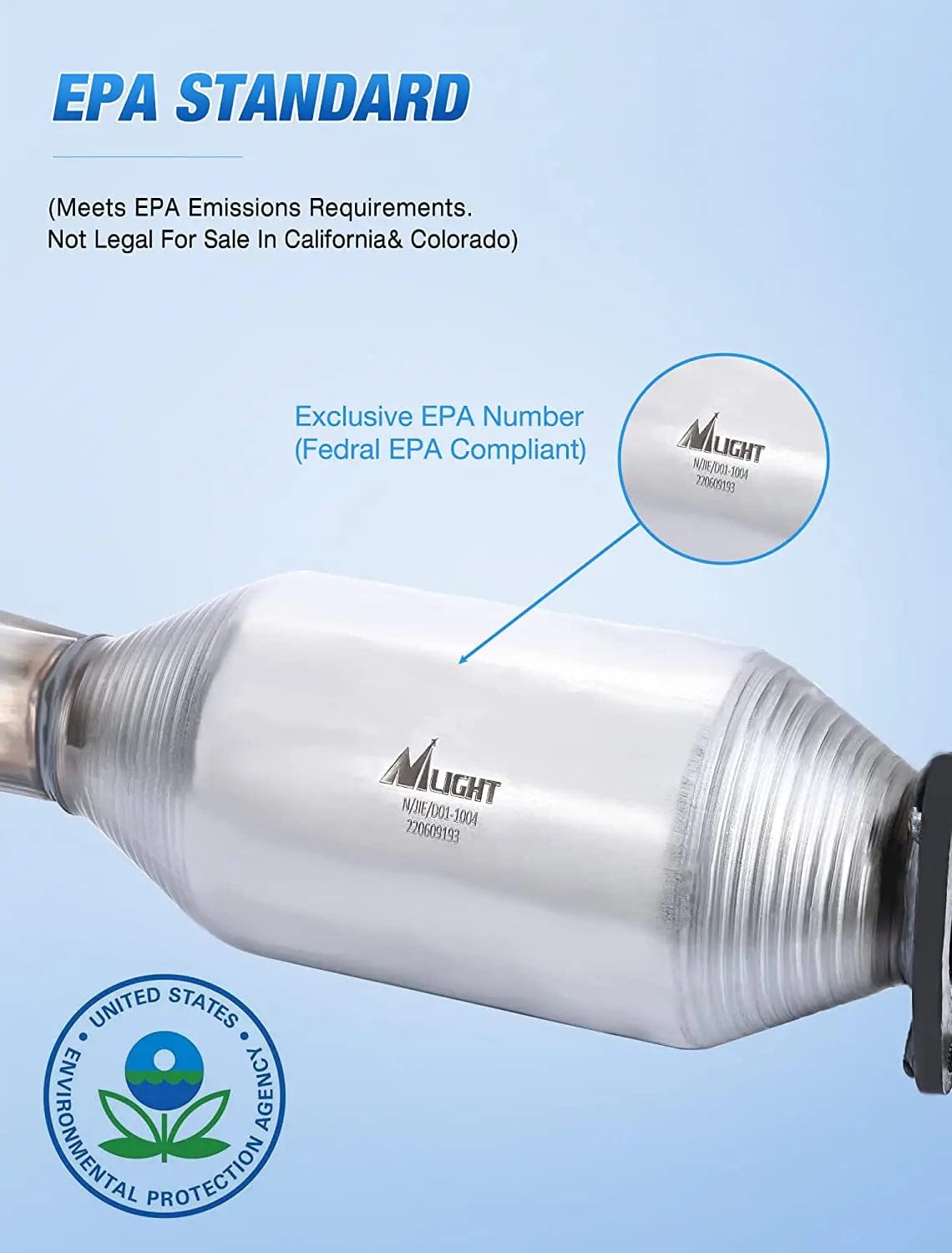 Catalytic Converter 1997 1998 1999 2000 2001 Honda CRV 2.0L Catalytic Converter