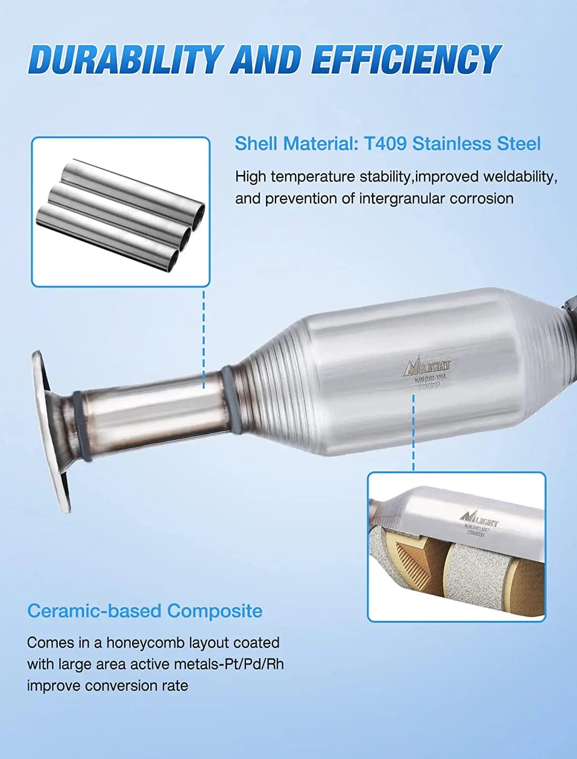 Catalytic Converter 1997 1998 1999 2000 2001 Honda CRV 2.0L Catalytic Converter