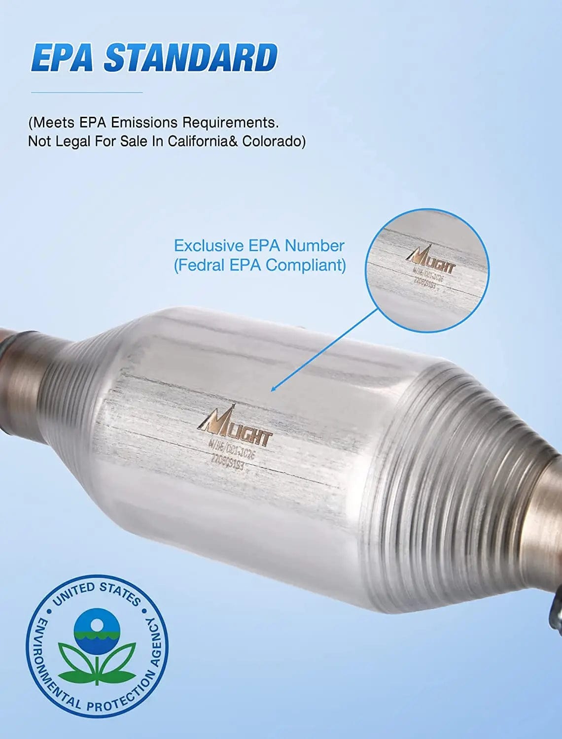 Catalytic Converter 1998 1999 2000 2001 2002 Honda Accord 2.3L Catalytic Converter