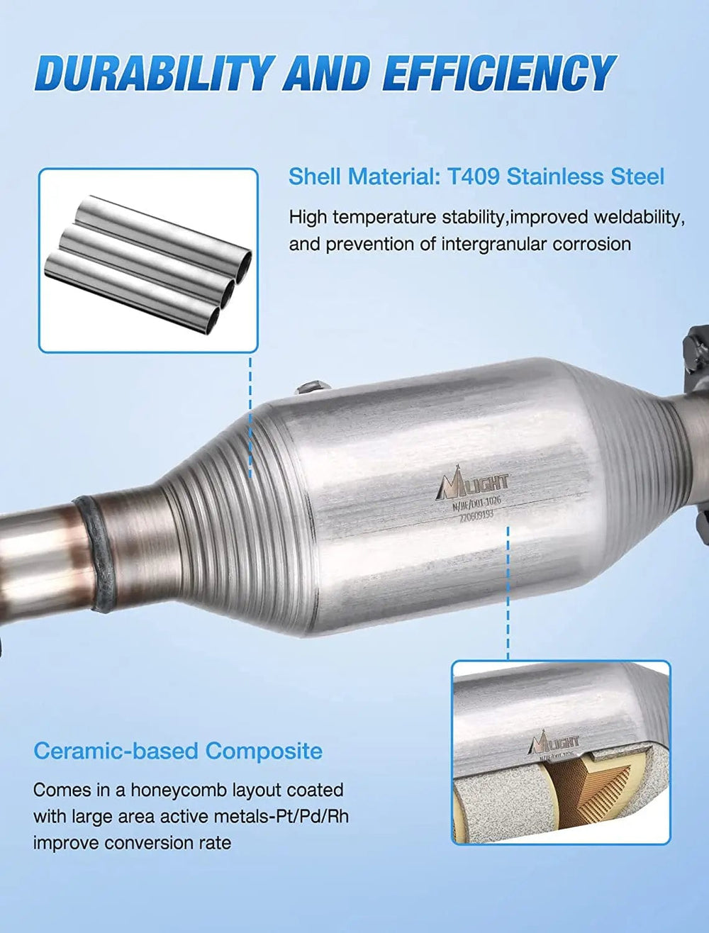 Catalytic Converter 1998 1999 2000 2001 2002 Honda Accord 2.3L Catalytic Converter