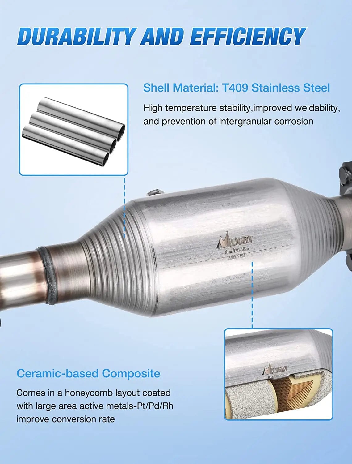 Catalytic Converter 1998 1999 2000 2001 2002 Honda Accord 2.3L Catalytic Converter