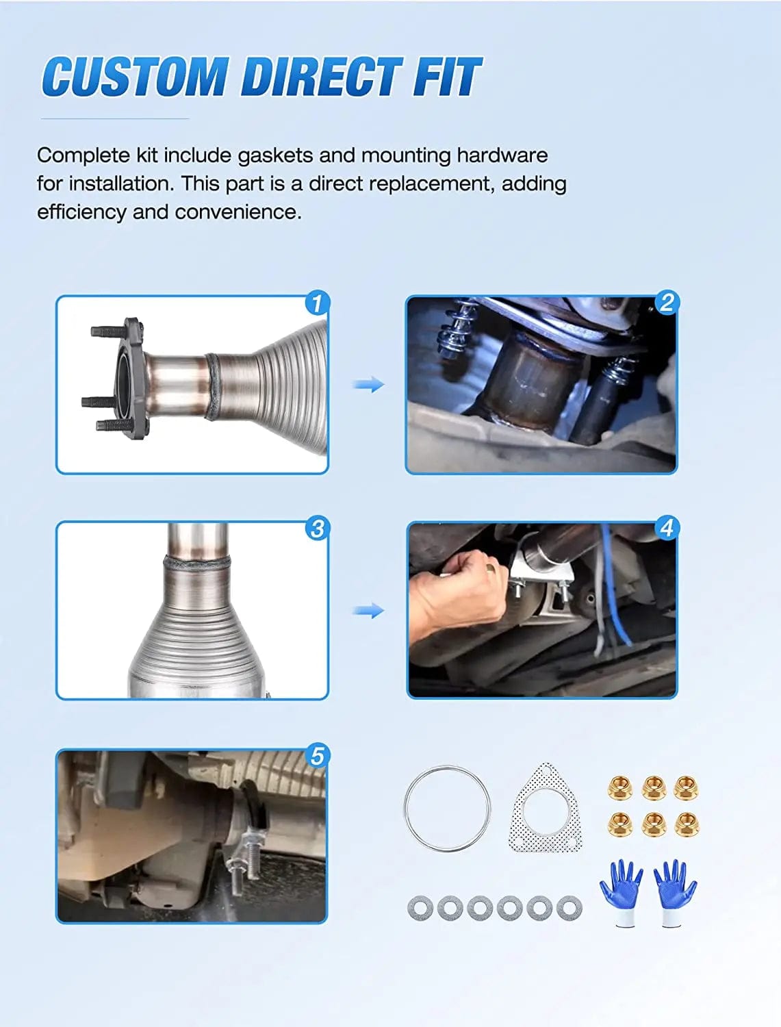 Catalytic Converter 1998 1999 2000 2001 2002 Honda Accord 2.3L Catalytic Converter