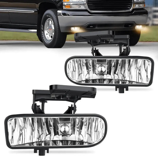Fog Light Assembly 1999 2000 2001 2002 GMC Sierra 1500 2500 2001 2002 Sierra 1500HD 2500HD 3500 2000 2001 2002 2003 2004 2005 2006 Yukon Fog Light Assembly