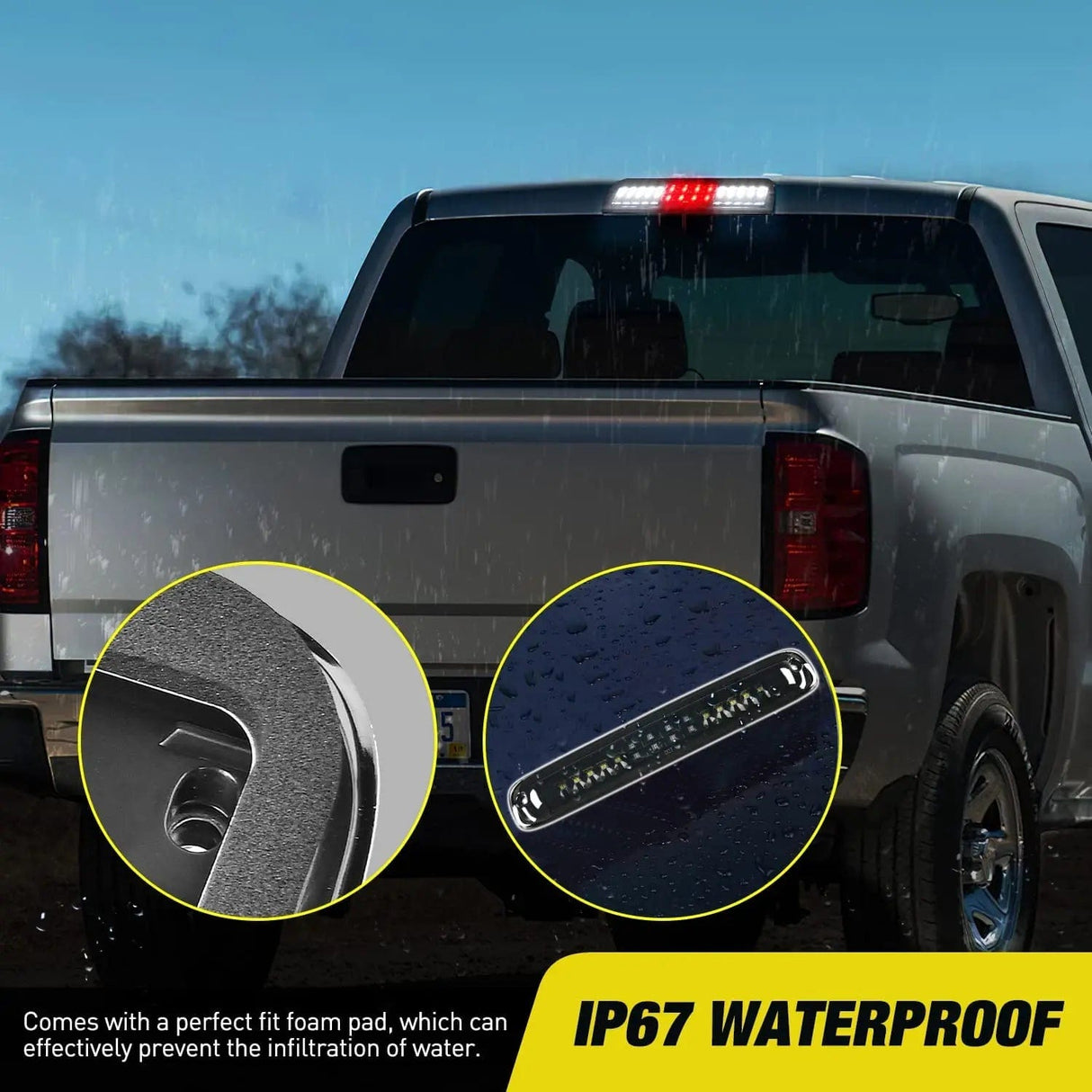 Third Brake Light 1999 2000 2001 2002 2003 2004 2005 2006 Chevy Silverado GMC Sierra 1500 2500 3500HD 2007 HD Classic Third Brake Light