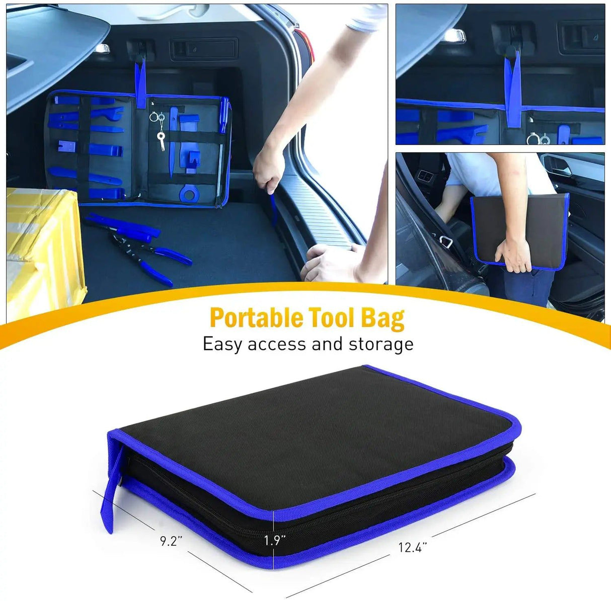 retainer clips 19Pcs Trim Removal Tool Kit Blue