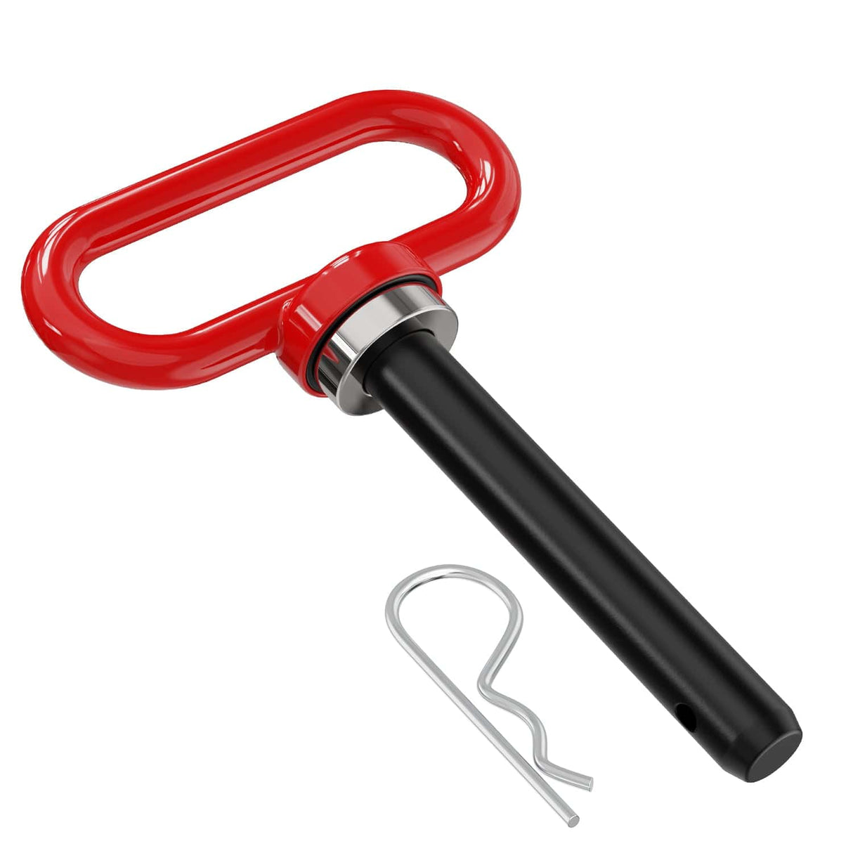 Tow Hooks & Truck Tie Downs & Anchors 5/8 Inch Diameter Heavy Duty Ultra Strong Neodymium Magnet Trailer Hitch Pin Red for Lawn Mower, Tractor, Towing Cargo, ATV Trailer