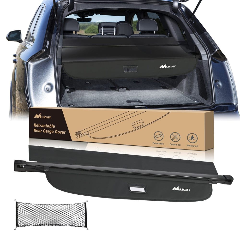 Trunk Cargo Cover 2016 2017 2018 2019 2020 2021 2022 2023 2024 2025 Audi Q7 Retractable Trunk Cargo Cover With Trunk Storage Net