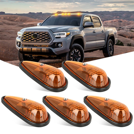 Roof Marker Light 5PCS 9LED Amber Cab Roof Marker Light