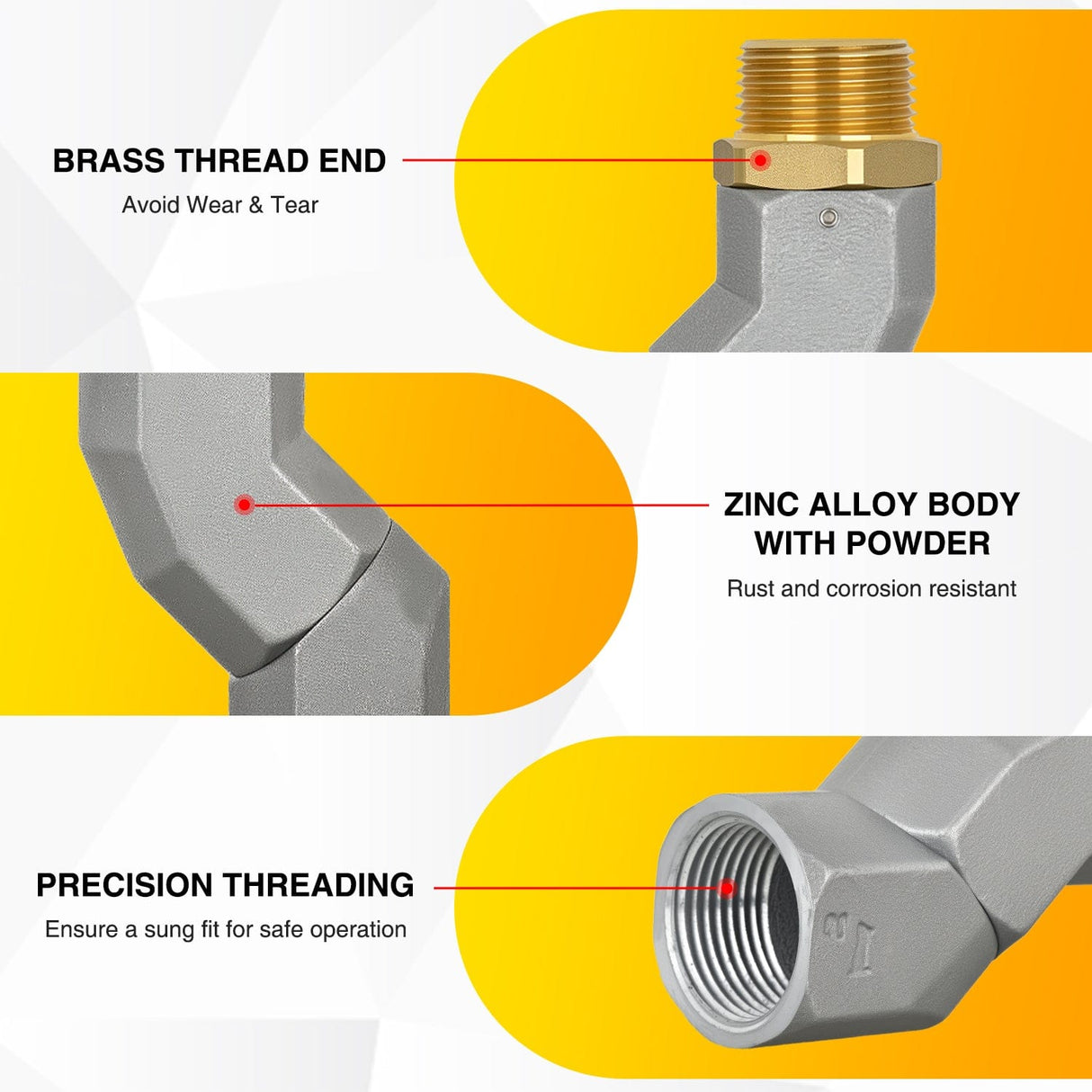 Fuel Hose Swivel 1 Inch NPT Fuel Hose Swivel, 360 Rotating Connector for Fuel Transfer Hose Nozzle Pump Diesel Gasoline Kerosene