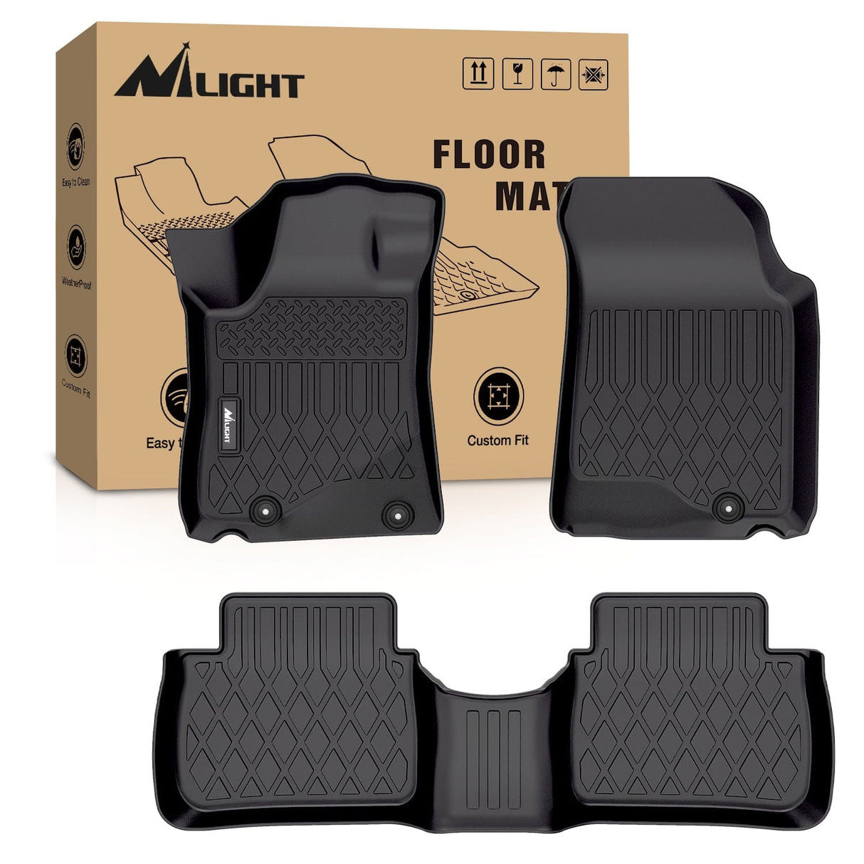 Floor Mat 2013 2014 2015 2016 2017 2018 2019 2020 Nissan Altima TPE Floor Mats