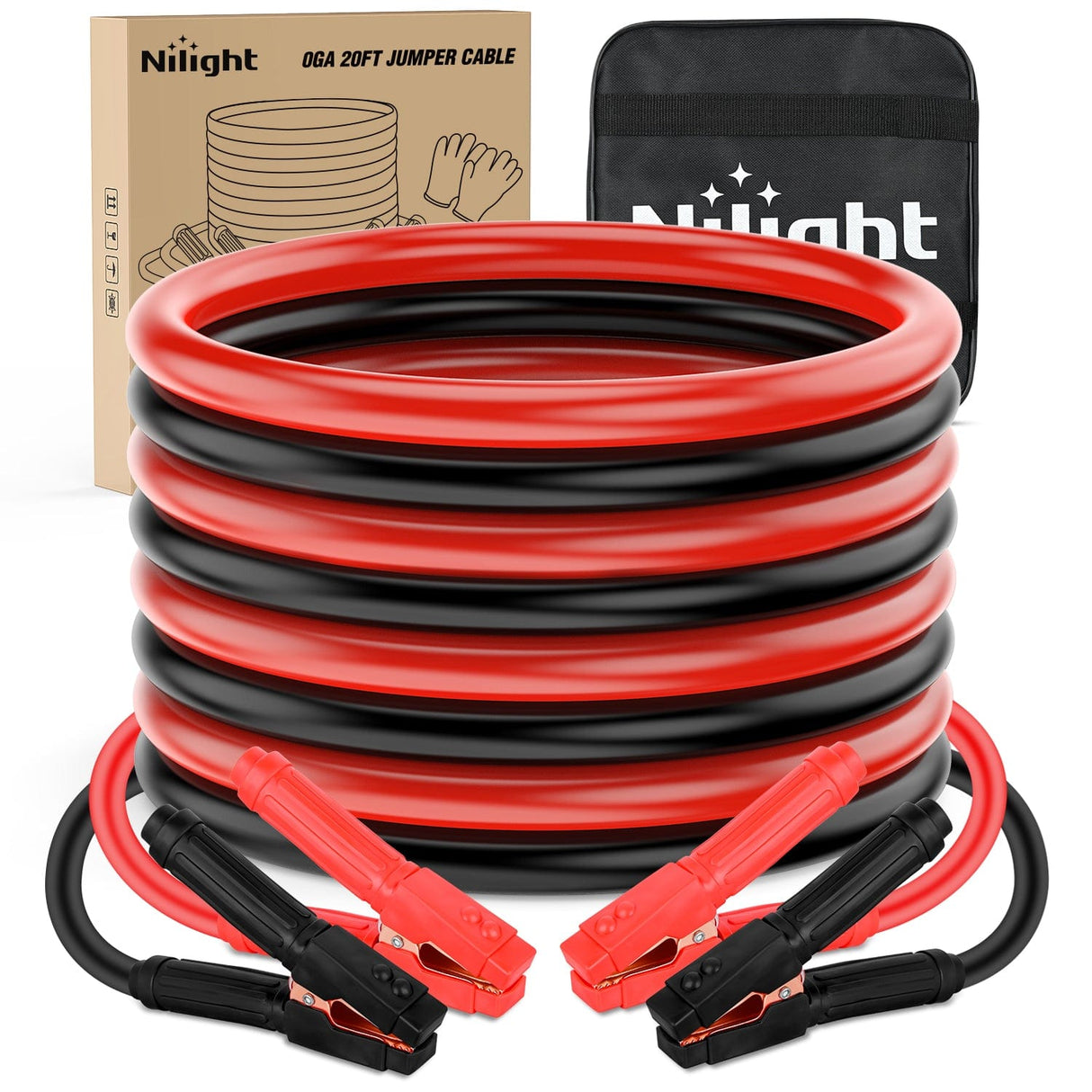 Wiring Harness Kit 0 Gauge 20 FT Heavy Duty Jumper Cable