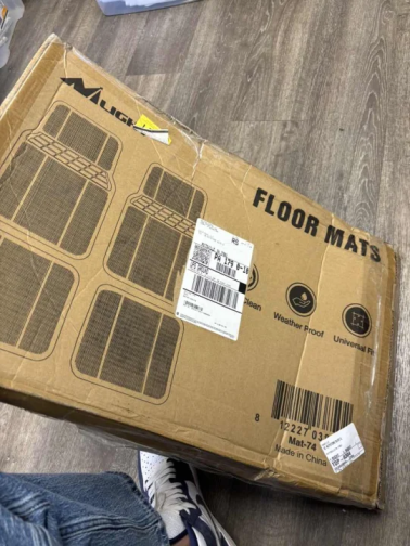 Floor Mat Rubber Floor Mats For Cars Trucks SUVs Universal Trim to Fit (25% OFF Final Checkout)