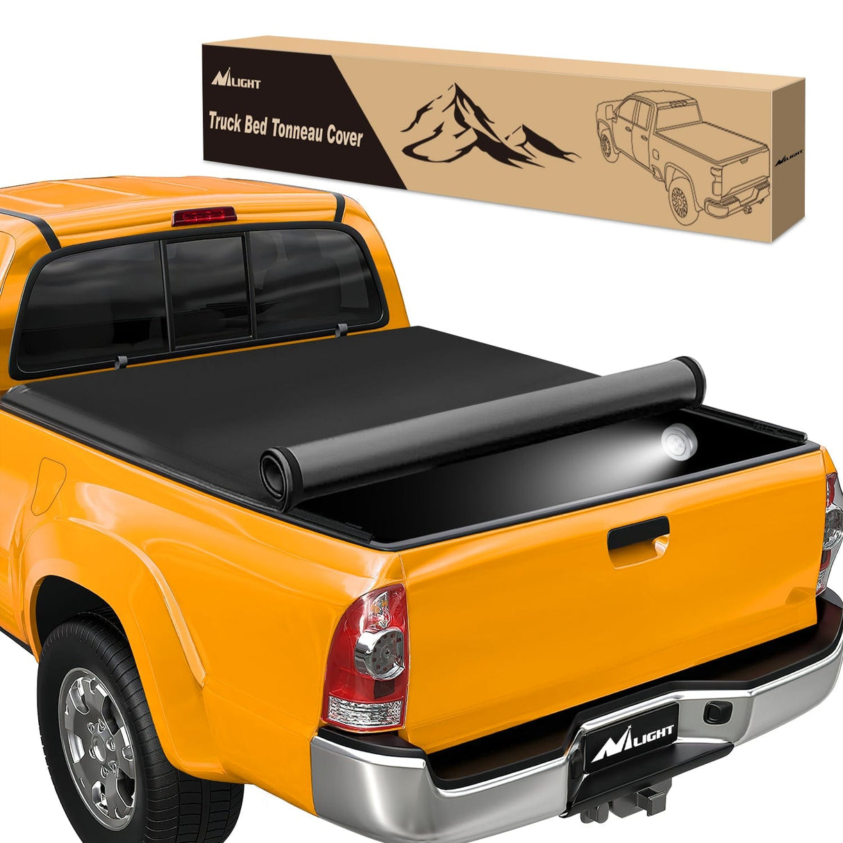 2014 2015 2016 2017 2018 2019 2020 2021 Toyota Tundra 6.5ft Soft Roll Up Truck Tonneau Cover