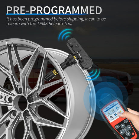 inflator 2008 2009 2010 Dodge Grand Caravan Journey Jeep Commander Routan 2006 2007 2008 2009 2010 Chrysler 300 Town & Country 433Mhz Tire Pressure Monitoring Sensor